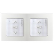 Somfy Switch double frame for Smoove RTS (Pure frame) #9015238