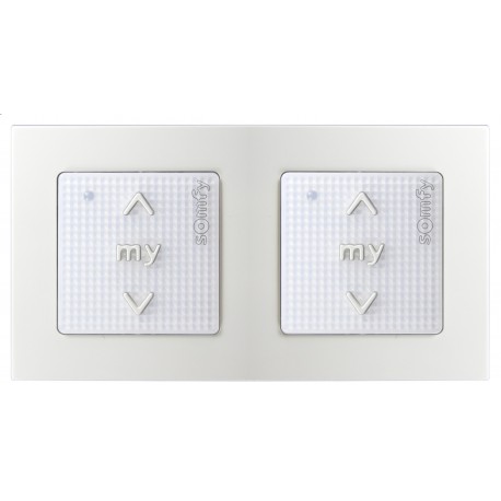 Somfy Switch double frame for Smoove RTS (Pure frame) #9015238
